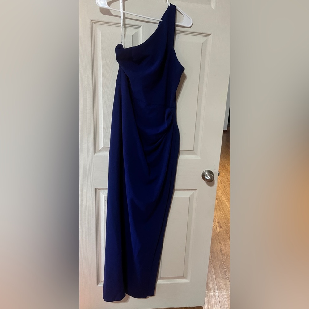 Chic Strapless Royal Blue Dress - Picture 2 of 4